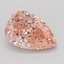 2.07 Ct. Fancy Vivid Pink Pear Lab Grown Diamond