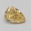 0.78 Ct. Fancy Intense Yellow Pear Lab Grown Diamond