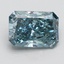 2.05 Ct. Fancy Vivid Blue Radiant Lab Grown Diamond