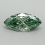 1.51 Ct. Fancy Vivid Pacific Green Marquise Lab Grown Diamond