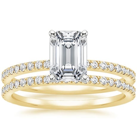 18K Yellow Gold Luxe Ballad Bridal Set (1/2 ct. tw.)