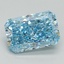 5.40 Ct. Fancy Vivid Blue Radiant Lab Grown Diamond