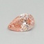0.30 Ct. Fancy Vivid Pink Pear Lab Grown Diamond