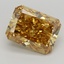 3.01 Ct. Fancy Intense Brownish Yellow Radiant Lab Grown Diamond