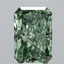 7.01 Ct. Fancy Vivid Green Radiant Lab Grown Diamond