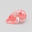 0.78 Ct. Fancy Vivid Pink Pear Lab Grown Diamond