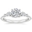 18K White Gold Luxe Cometa Three Stone Diamond Ring (1/3 ct. tw.), smalltop view