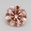 1.30 Ct. Fancy Intense Pink Round Lab Grown Diamond