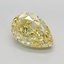 2.64 Ct. Fancy Intense Yellow Pear Lab Grown Diamond