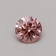 0.31 Ct. Fancy Vivid Pink Round Lab Grown Diamond