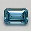 1.03 Ct. Fancy Vivid Blue Emerald Lab Grown Diamond