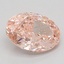1.56 Ct. Fancy Vivid Pink Oval Lab Grown Diamond