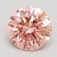 2.10 Ct. Fancy Intense Pink Round Lab Grown Diamond