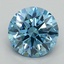 2.64 Ct. Fancy Vivid Blue Round Lab Grown Diamond