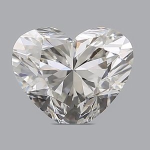 Heart diamond — real photo