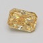 0.96 Ct. Fancy Vivid Yellow Radiant Lab Grown Diamond