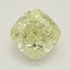 1.31 Ct. Fancy Light Yellow Cushion Diamond