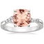 18K White Gold Chamise Diamond Ring (1/15 ct. tw.), smalltop view