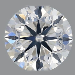 Round diamond — real photo