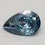 1.04 Ct. Fancy Intense Greenish Blue Pear Lab Grown Diamond