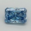 1.50 Ct. Fancy Vivid Blue Radiant Lab Grown Diamond