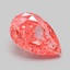 5.50 Ct. Fancy Vivid Pink Pear Lab Grown Diamond
