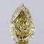 5.61 Ct. Fancy Greyish Yellow Pear Lab Grown Diamond