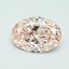 10.02 Ct. Fancy Intense Pink Oval Lab Grown Diamond