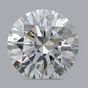 Round diamond — real photo