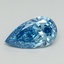 1.54 Ct. Fancy Vivid Malibu Blue Pear Lab Grown Diamond