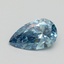 0.74 Ct. Fancy Vivid Blue Pear Lab Grown Diamond