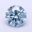1.82 Ct. Fancy Vivid  Blue Round Lab Grown Diamond
