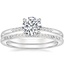 18K White Gold Laurel Diamond Bridal Set
