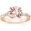 14K Rose Gold Chamise Diamond Ring (1/15 ct. tw.), smalltop view