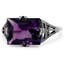 Art Nouveau Amethyst Vintage Ring
