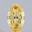 7.05 Ct. Fancy Intense Yellow Oval Lab Grown Diamond