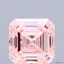 2.91 Ct. Fancy Intense Pink Asscher Lab Grown Diamond
