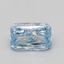3.08 Ct. Fancy Intense Blue Radiant Lab Grown Diamond