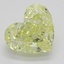 1.34 Ct. Fancy Yellow Heart Diamond