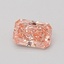 0.50 Ct. Fancy Vivid Pink Radiant Lab Grown Diamond