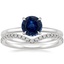 Platinum Petite Heritage Diamond Ring with Flair Diamond Ring (1/6 ct. tw.)
