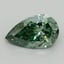 1.58 Ct. Fancy Vivid Pacific Green Pear Lab Grown Diamond