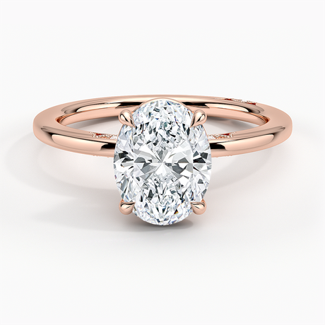 18K Rose Gold Simply Tacori Delicate Drape Diamond Ring