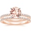 14KR Morganite Luxe Ballad Bridal Set (1/2 ct. tw.), smalltop view