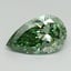 2.02 Ct. Fancy Vivid Pacific Green Pear Lab Grown Diamond
