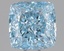 1.08 Ct. Fancy Intense Blue Cushion Lab Grown Diamond