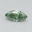 0.33 Ct. Fancy Vivid Green Marquise Lab Grown Diamond