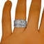 The Aviva Ring, smalltop view on a hand