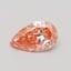 0.85 Ct. Fancy Intense Pink Pear Lab Grown Diamond