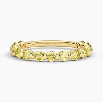 Yellow Lab Diamond Ring